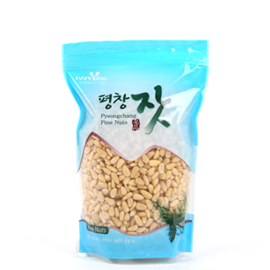 평창잣농원영농조합법인,지퍼팩(백잣500g)